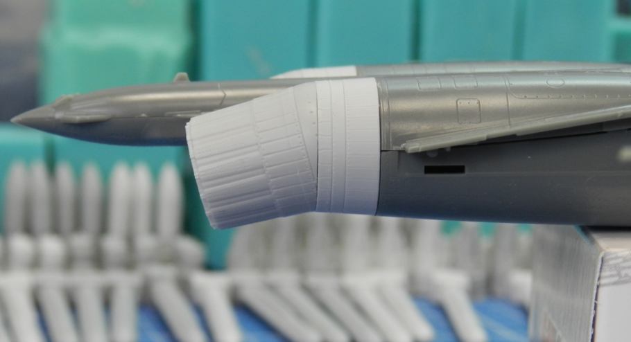 АМG72025-1 Су-35С сопло двигателя АЛ-41Ф1C  для модели Great Wall Hobby  (Advanced Modeling) 1/72