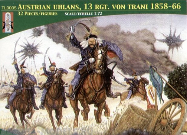 LT-0005 Набор фигур: Austrian Uhlans, 1858-66 Lucky Toys