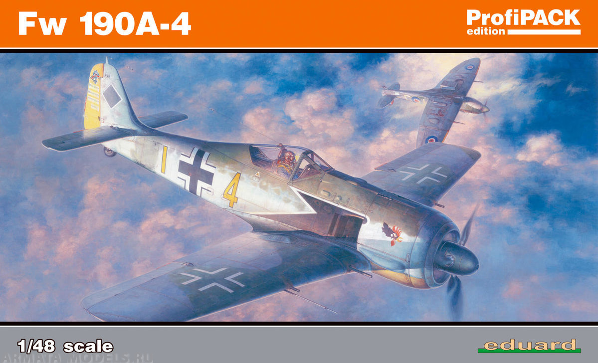 82142 Истребитель FW190A-4 (Eduard) 1/48 EDUARD
