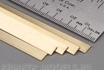 KS815019 Полоска латунная 0,8х0,4 мм, 2 шт