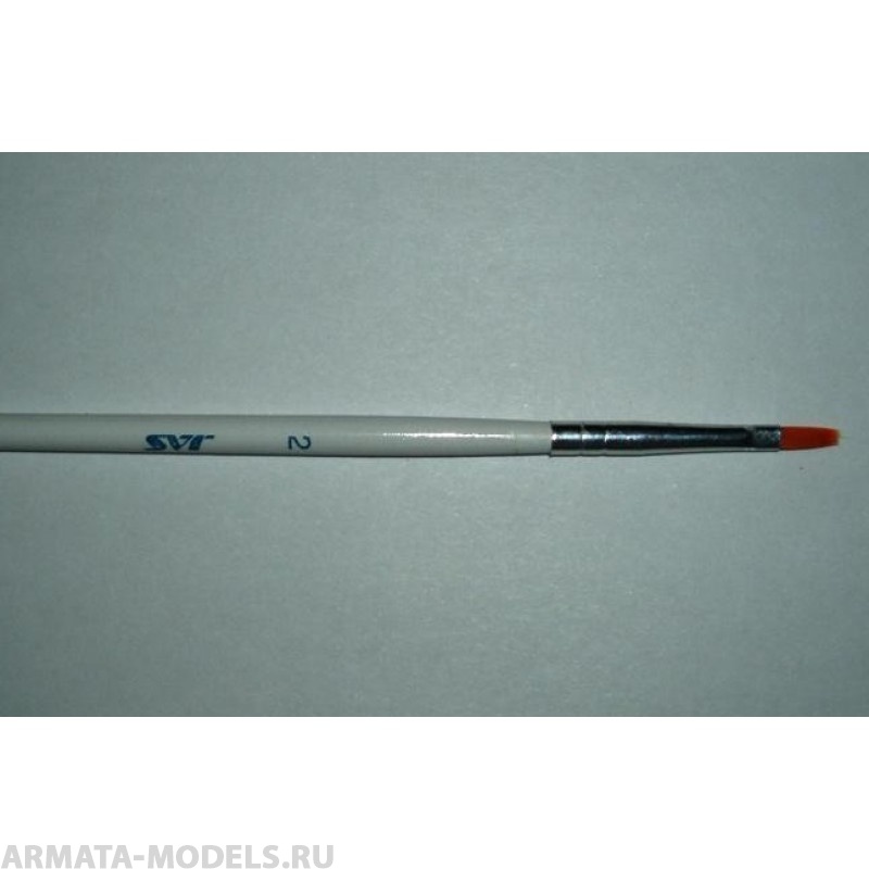 3622 Кисть из синтетического волоса, плоская № 2