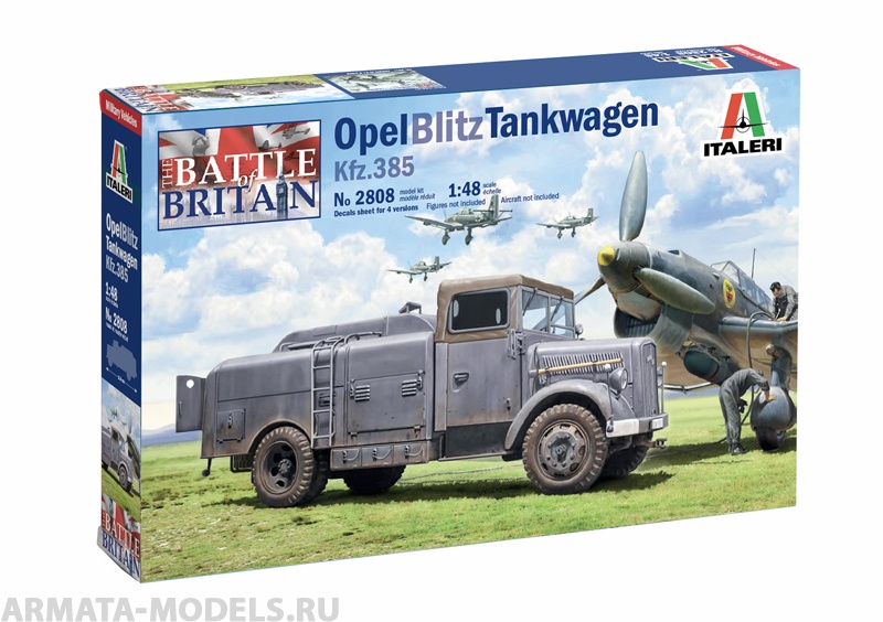 2808ИТ Автомобиль OPEL BLITZ TANKWAGEN Kfz.385 Italeri