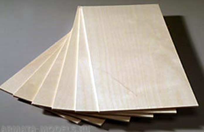 AMATI231506 Трехслойная фанера толщиной 0,6 мм AMATI