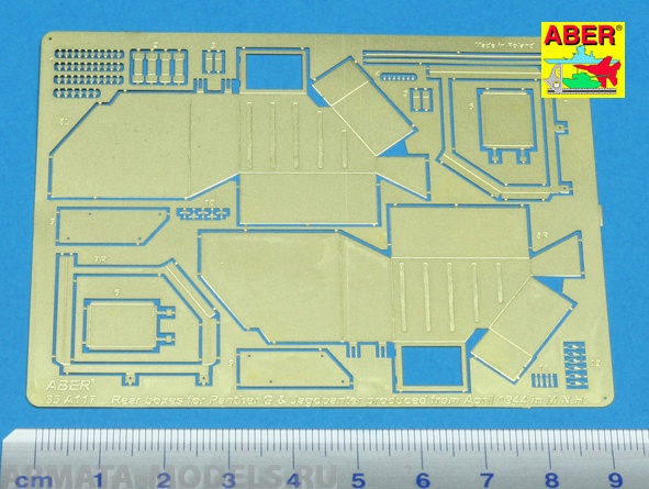 ABR-35-A117  Дополнения для  Rear boxes for Panther G &Jagdpanter produced from April 1944 in M.N.H. для  1/35