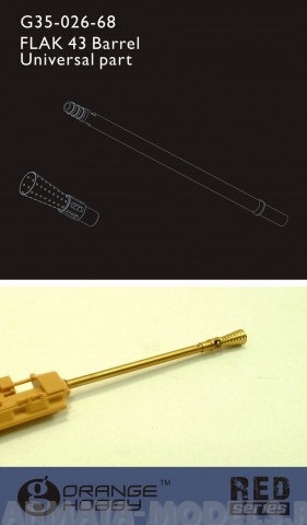 G3502668OH FLAK 43 Barrel