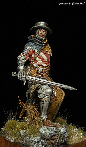 75-017TIN European warrior of 1410-1415 TinBerlin