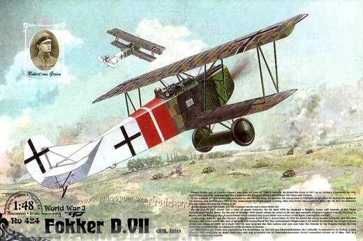 Rod424 Самолёт FOKKER D.VII Roden