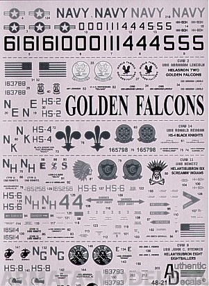 AD4821 Декаль на SH-60H