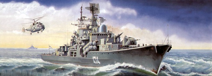 04514 Эсминец  Современный пр.956 Trumpeter