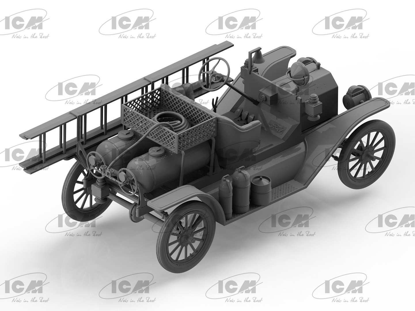 35605 Model T 1914 Fire Truck, Американский пожарный автомобиль ICM