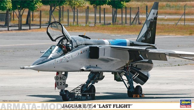 00970 Самолет JAGUAR E/T.4 Hasegawa