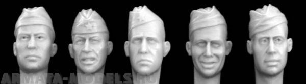 HRH02 5 heads, Soviet pilotka sidecaps 