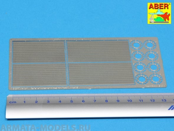 ABR-16-031  Дополнения для  Feifel air cleaners tubes for early Tiger I для Tamiya and others 1/16