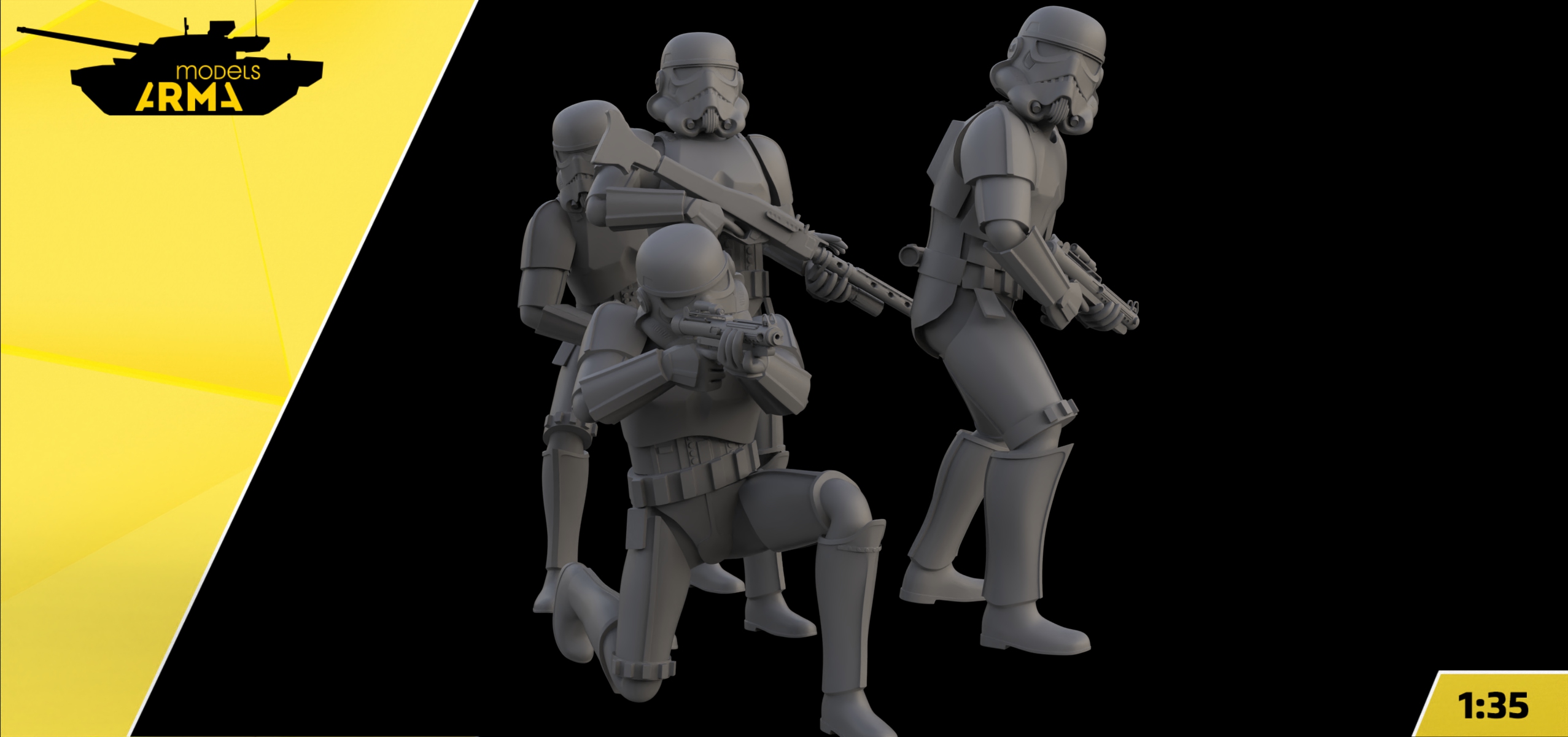 AM35937 Имперские штурмовики 4 шт Arma Models