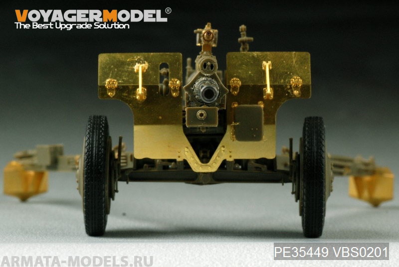 PE35449 Набор фототравления для WWII US 3inch M5 ATG/w M1 or 105mm Howitzer M2A1Carriage  2in1( For AFV CLUB 35S64/35160)