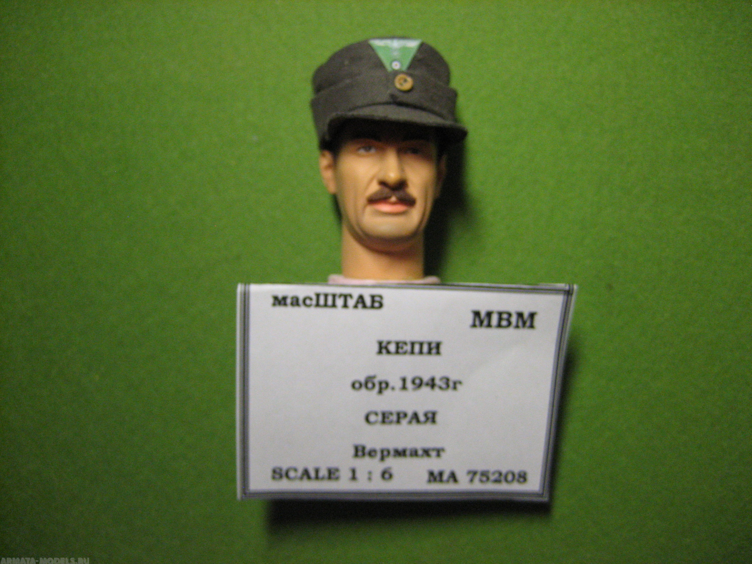 75208 Кепи рядового Вермахта серая