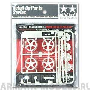 12608T Набор тюнинговых дисков, порогов для Nismo R34 GT-R Z-tune Tamiya