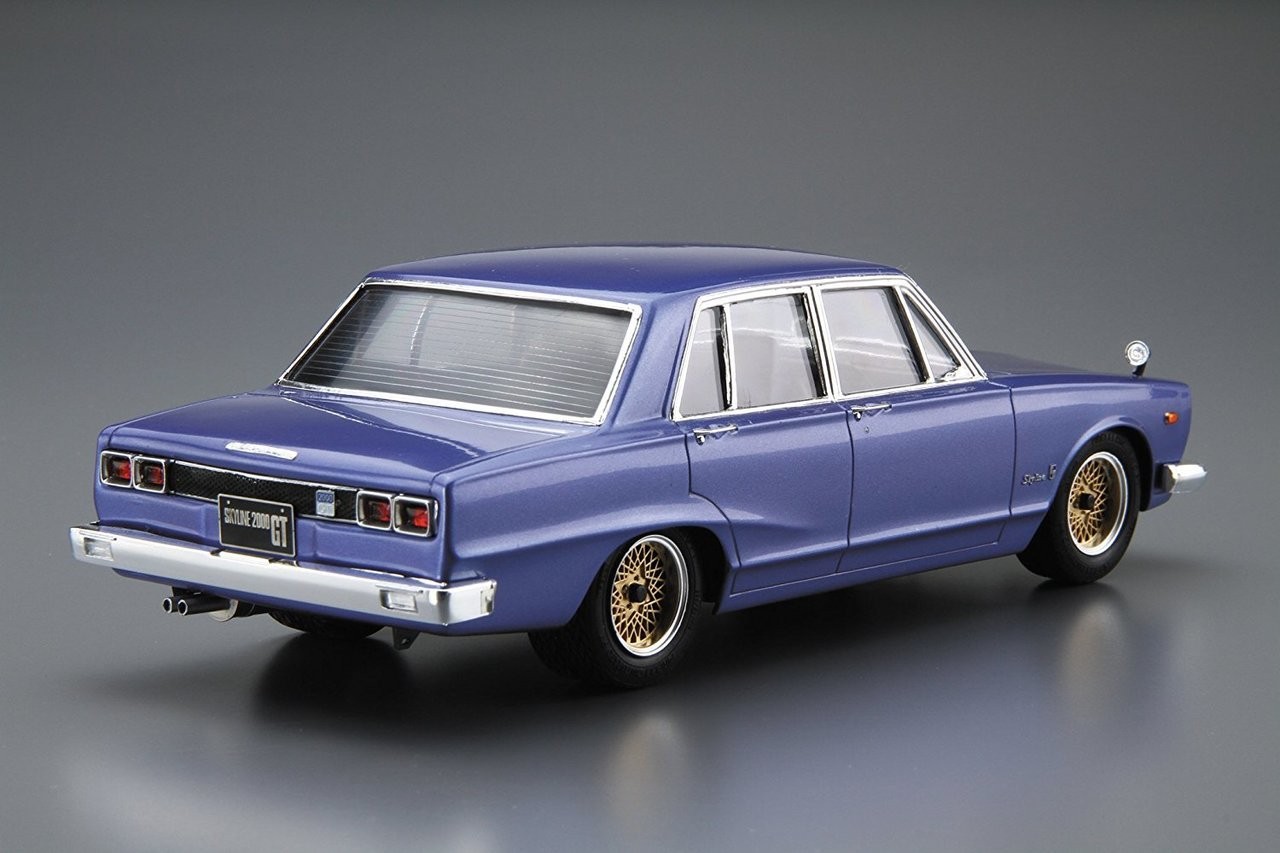 05836 Nissan Skyline 2000 GT GC10 '71 Aoshima