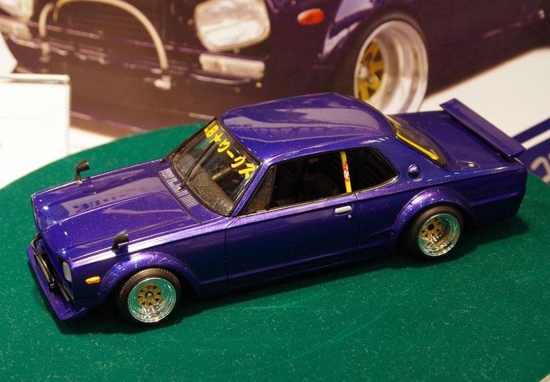 01149 Nissan Skyline LB Hakosuka Works 2Dr Aoshima