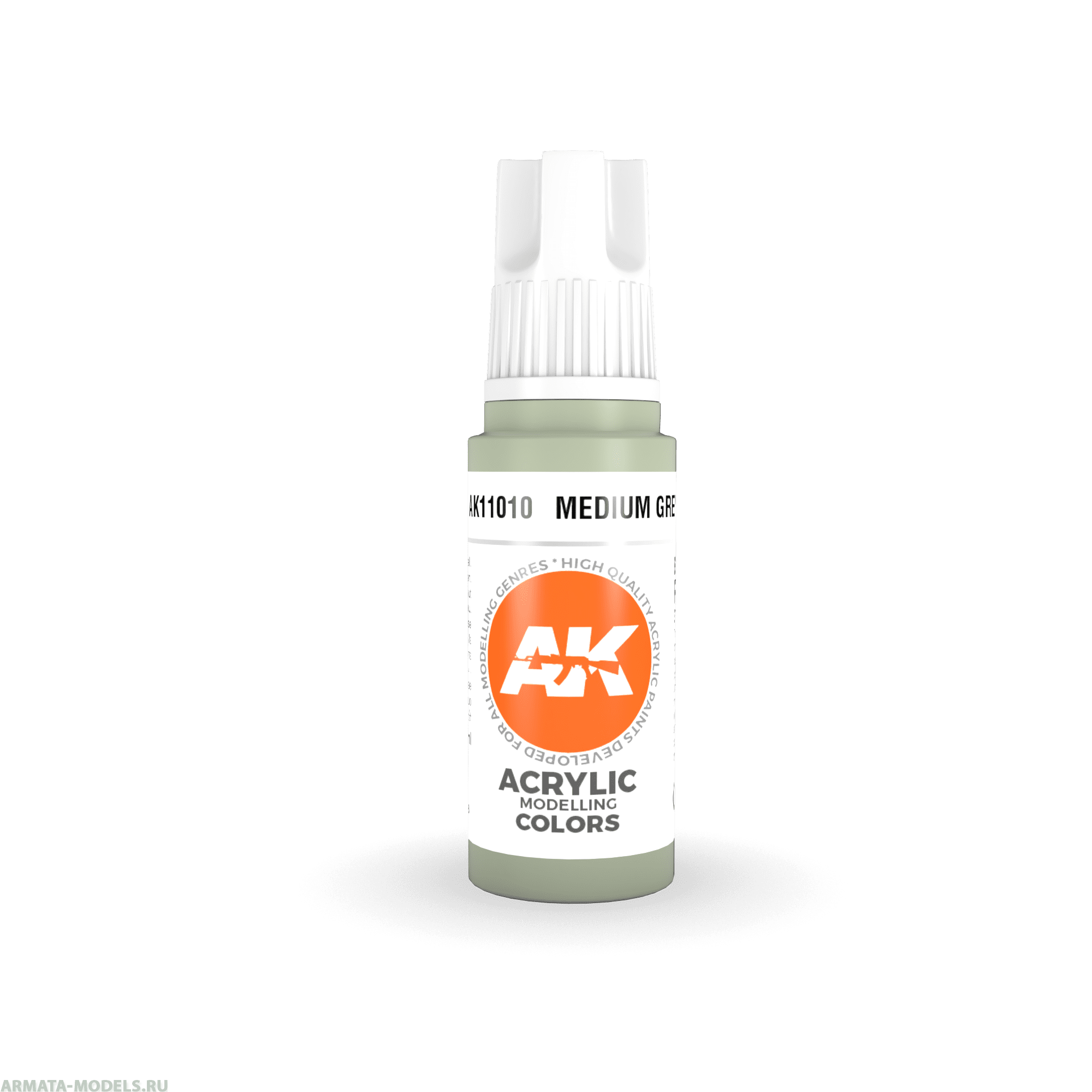 AK11010 Краска акриловая Medium Grey 17ml