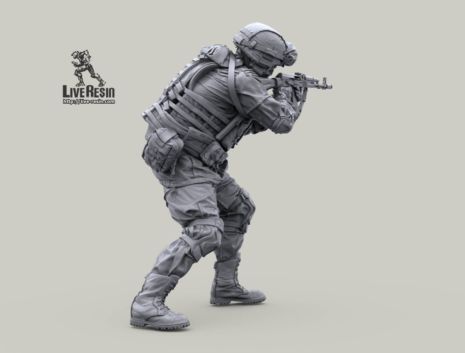 LRM35083 Современный солдат Российской Армии - стрелок - 28 Live Resin