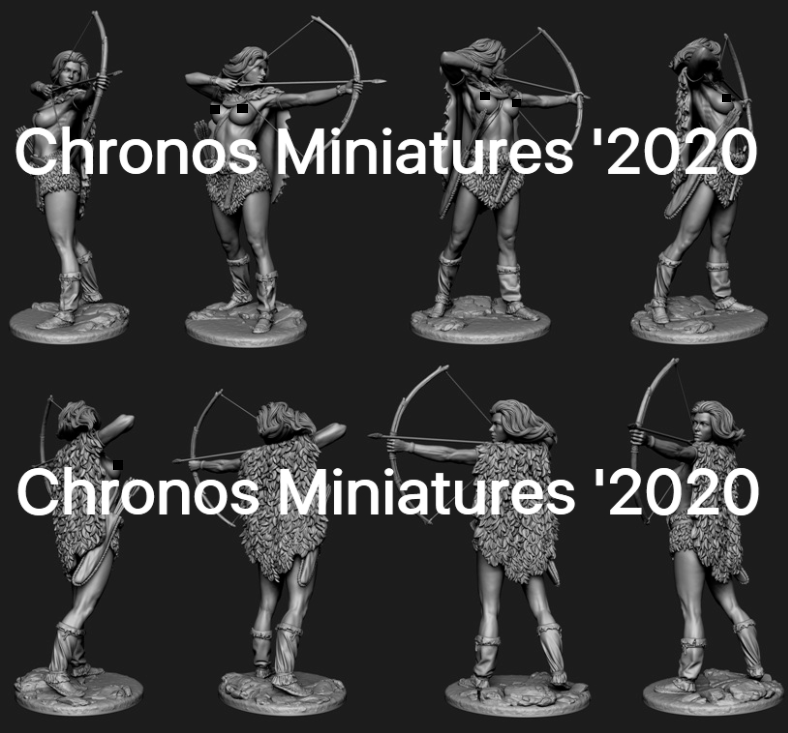 CHM-54223. Миры Фэнтези: Венера палеолита. 54 мм. Материал - смола. Chronos Miniatures