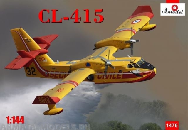 АМ1476 Самолет CL-415 Amodel