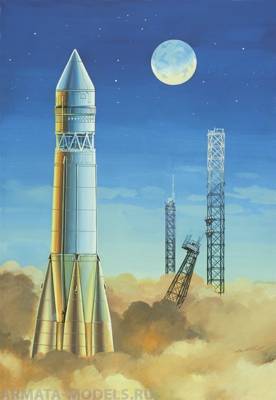 ЕЕ14450 Ракета-носитель СПУТНИК СП-1 Восточный экспресс