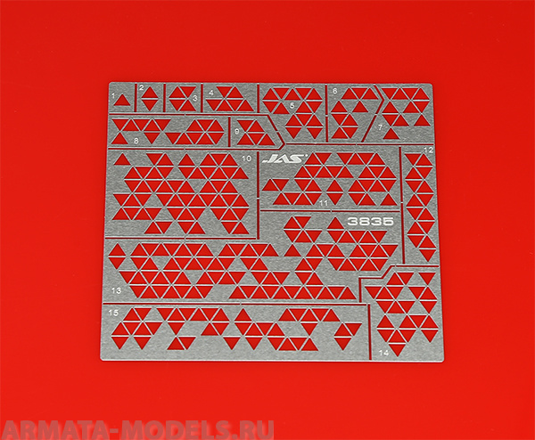 3835J Трафарет Камуфляж треугольники