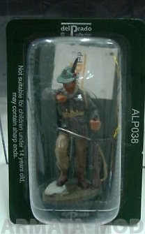 ALP038 Фигура Alpino in uniforme da montagna 1950, 1/32 Del Prado Del Prado
