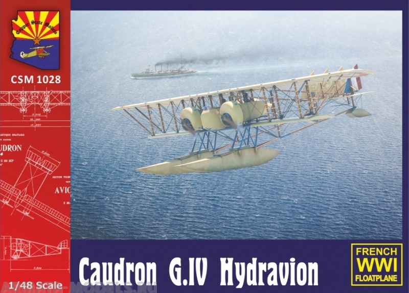 K1028 Caudron G.IV Hydravion Copper State Models