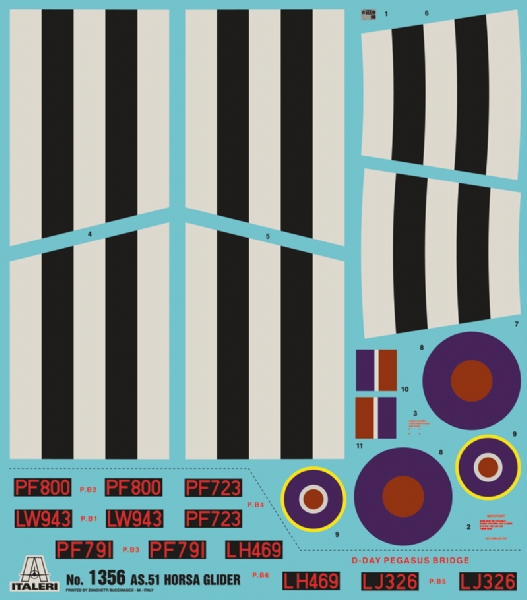 1356ИТ САМОЛЕТ  AS-51 HORSA Mk.l с БРИТАНСКИМ ДЕСАНТОМ Italeri