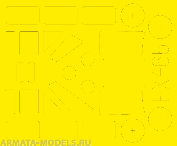 EX465ED  Окрасочная маска C-45F 1/48