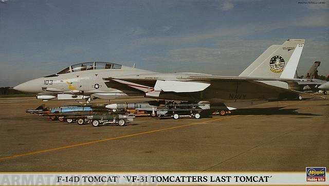 00931 Самолет F-14D Tomcat Hasegawa