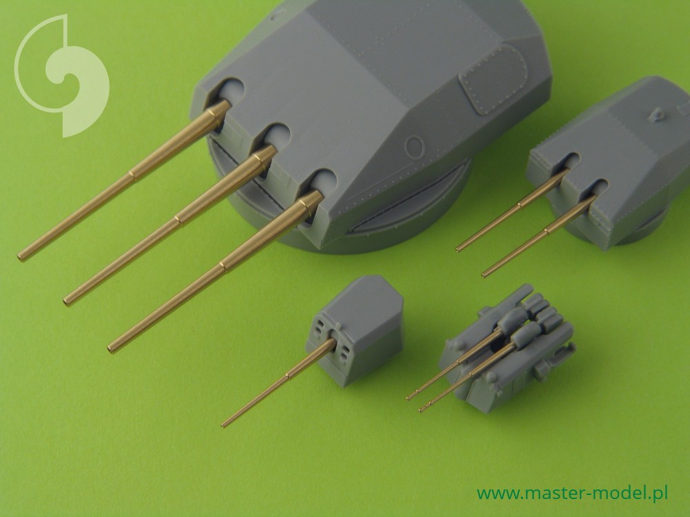 SM-350-057 Вооружение Scharnhorst - для турелей без гильз - 28см (9шт), 15см (12шт), 10,5см (14шт) стволы