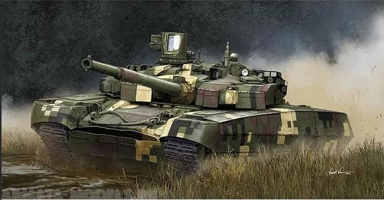 '09512 Танк  Ukrainian T-84BM Oplot MBT  (1:35) Trumpeter