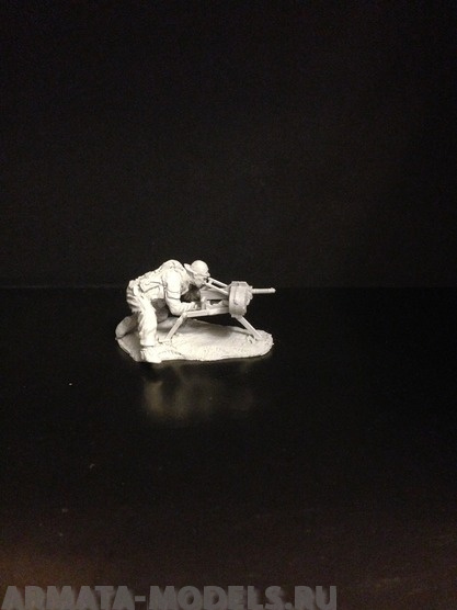 5015ТБ Боец на колене со станковым гранатометом Три Богатыря