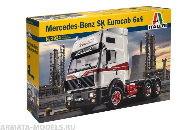 3924ИТ AUTO SK EUROCAB 6x4 (10013160/241120/0671781, ИТАЛИЯ ) Italeri