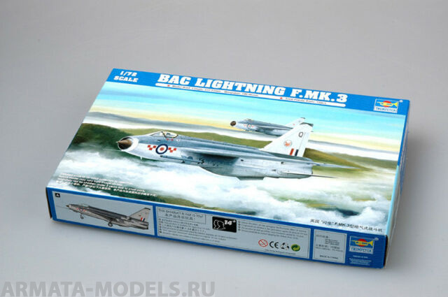 01635 Самолет  BAC Лайтнинг F.МК3 (1:72) Trumpeter