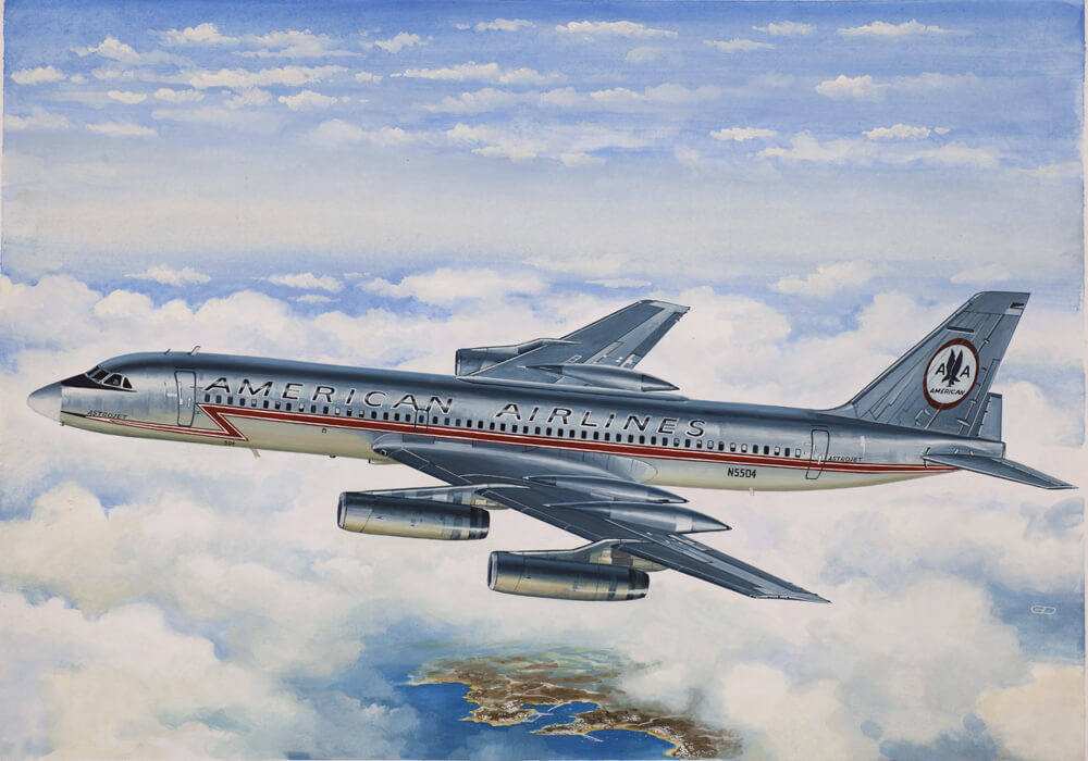 ЕЕ144145_6 Авиалайнер CV990 VAGIR Восточный экспресс