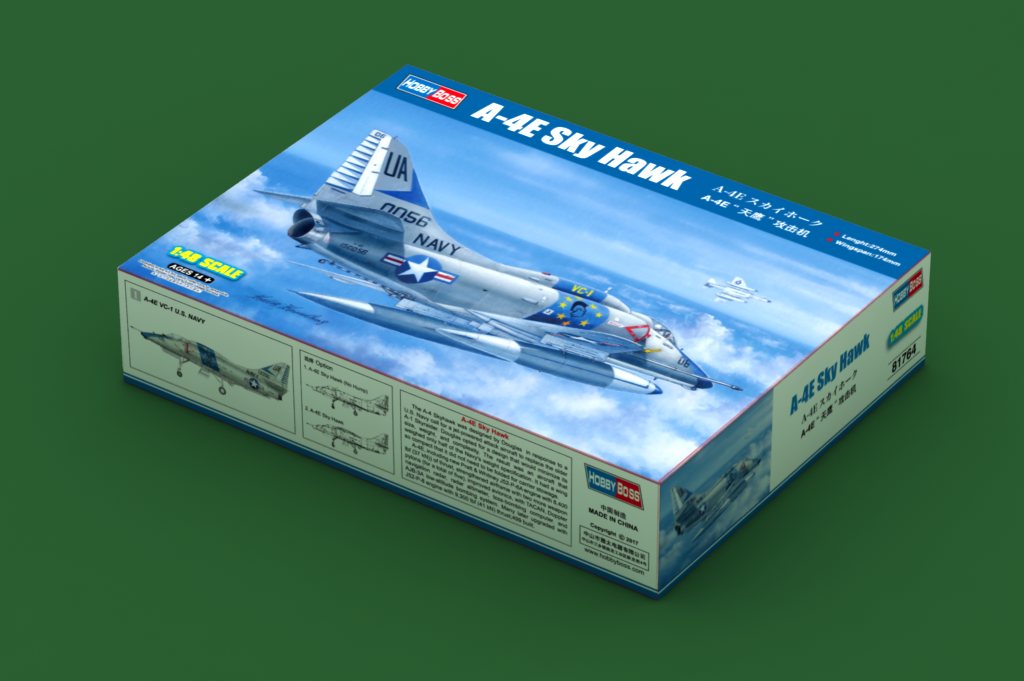 81764 Самолет  A-4E Sky Hawk 1/48 Hobby Boss