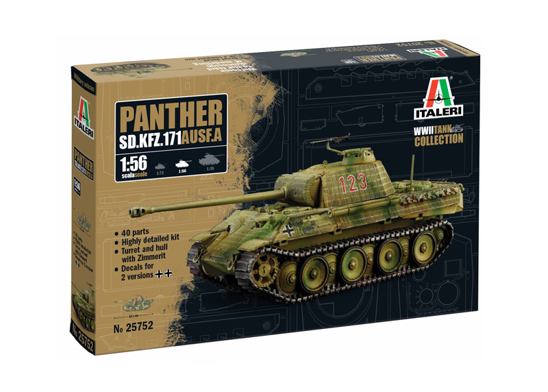 25752ИТ Танк SD. KFZ. 171 PANTHER AUSF. A Italeri