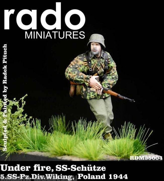 RDM35004 Немецкий солдат W-SS Schutze, 5.SS-Pz.Div., Poland 1944 RADO MINIATURES