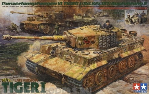 25401T Немецкий танк Tiger I Late Version Tamiya