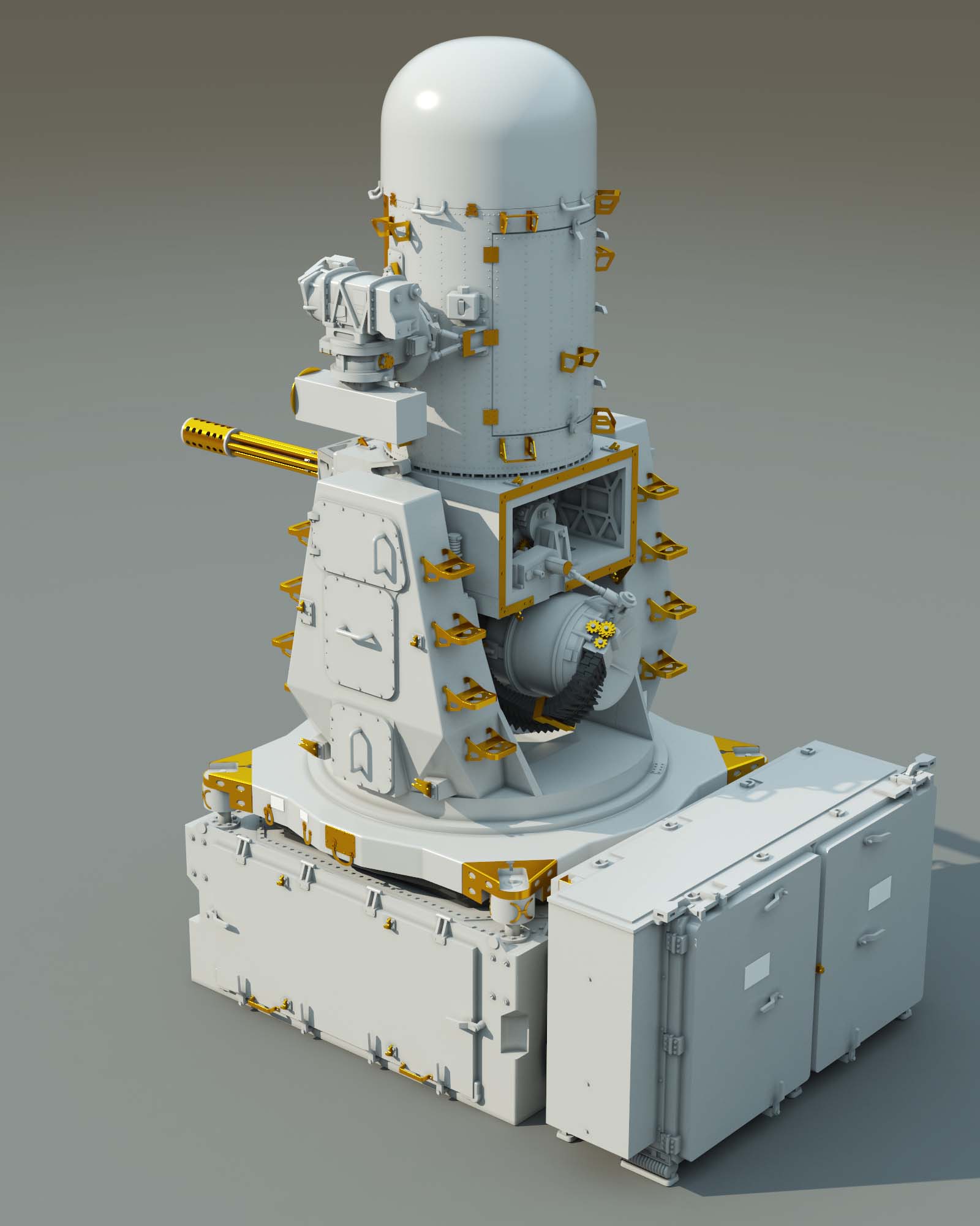 35005RPG Зенитный артиллерийский комплект ВМС США Phalanx US Navy Phalanx close-in weapon system RPG Model