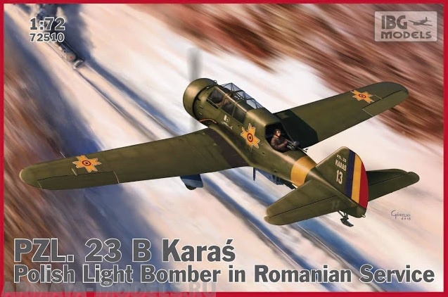 IBG72510 Самолёт PZL.23B Karas Romanian Service (expected early March) IBG models