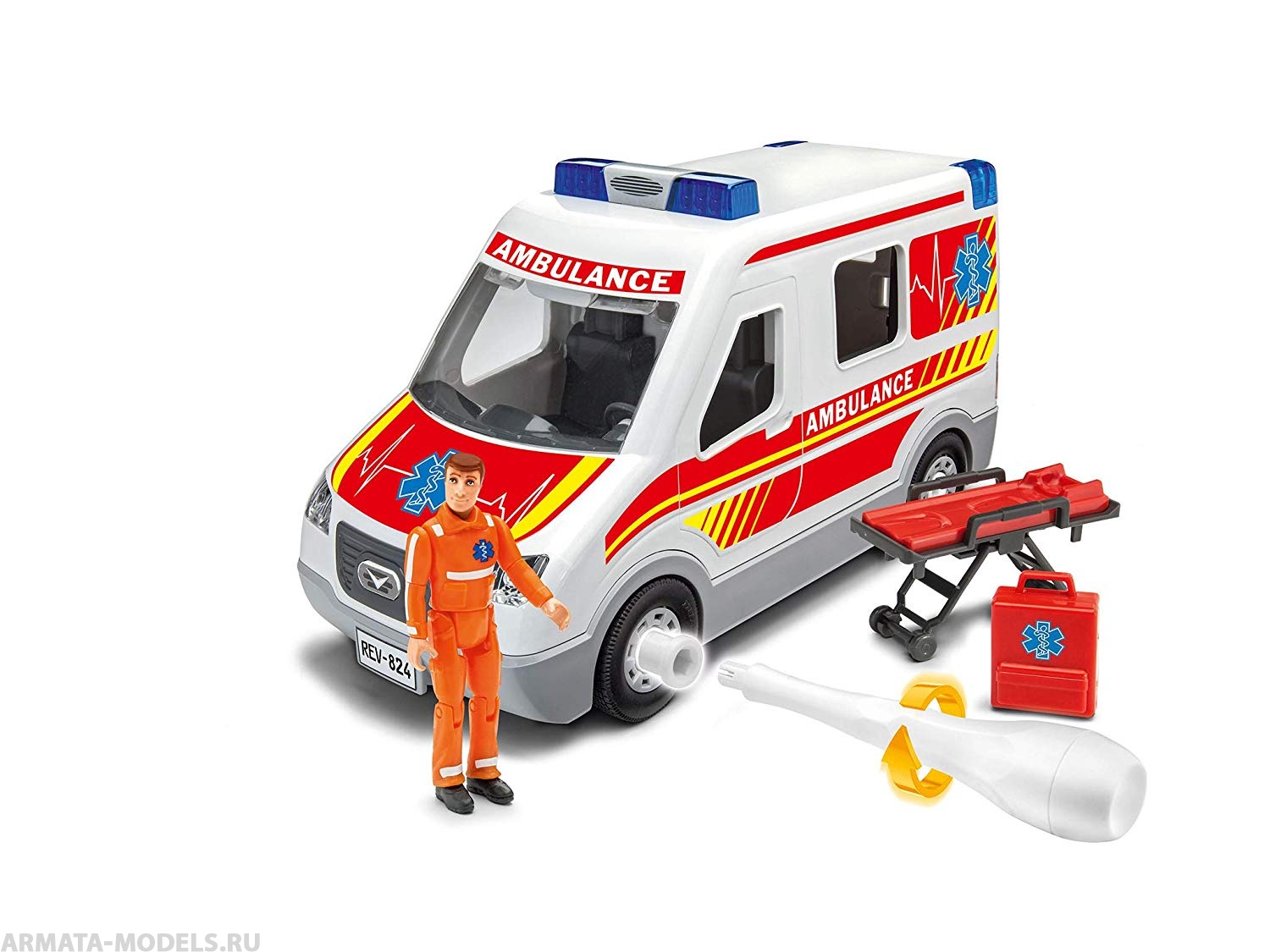 00824RE Скорая помощь в фигуркой Revell