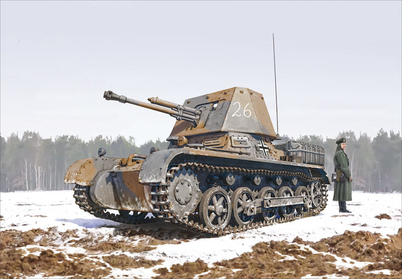 6577ИТ Танк PANZERJAGER I (10013160/170621/0366752, ИТАЛИЯ ) Italeri