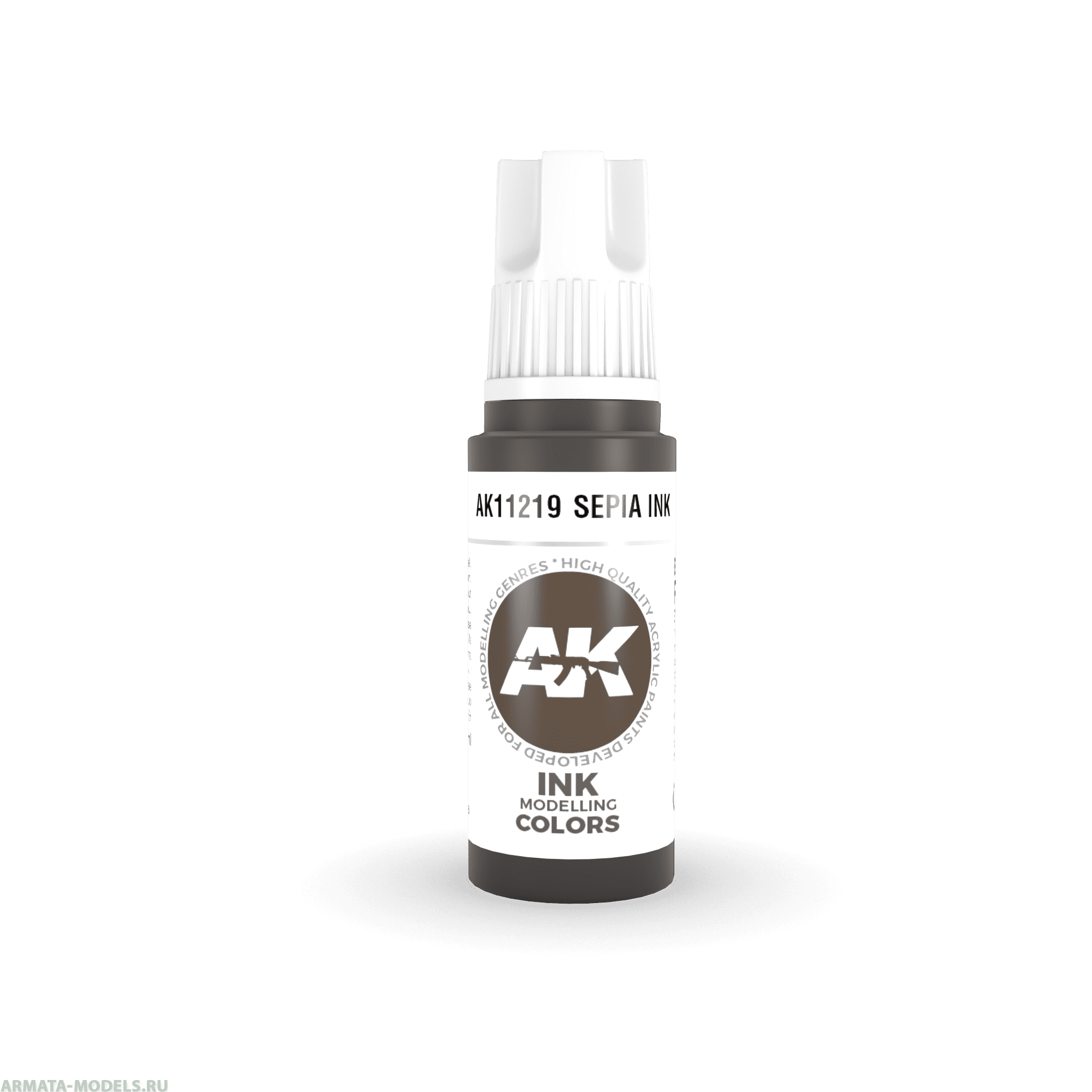 AK11219 Краска акриловая Sepia INK 17ml