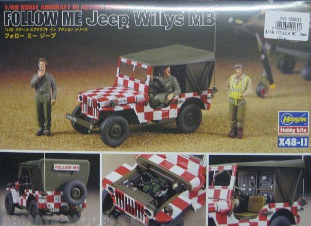 36011 Автомобиль Джип  Willys MB Hasegawa